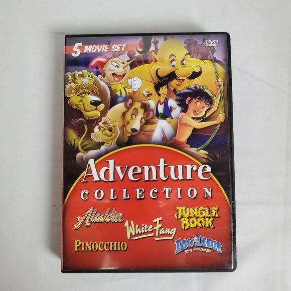 Adventure Collection 5-Movie Set DVD Animated Classics 2-Disc - Picture 1 of 3